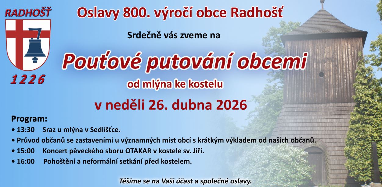 Pouťové putování obcemi